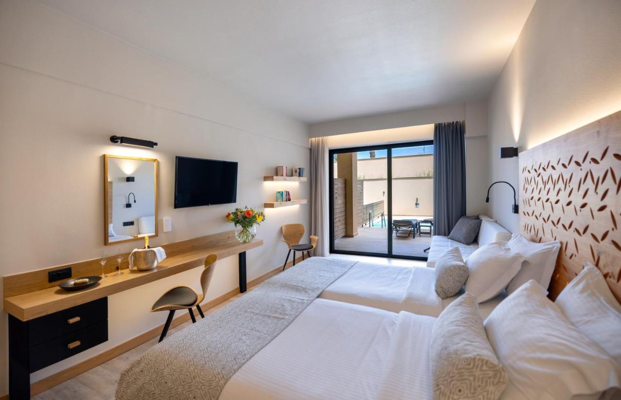Atlantis Beach Hotel Rethymno Exterior foto