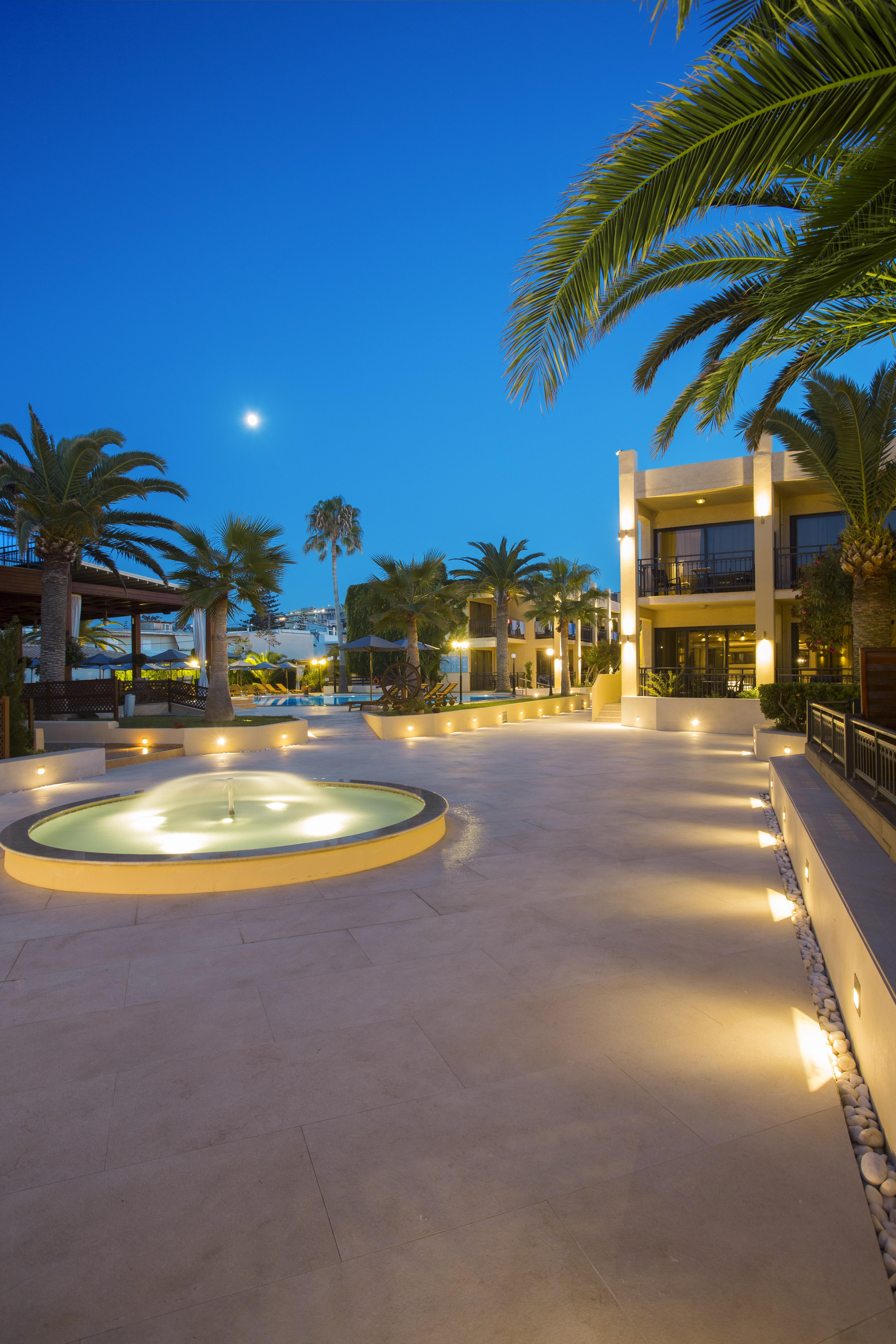 Atlantis Beach Hotel Rethymno Exterior foto