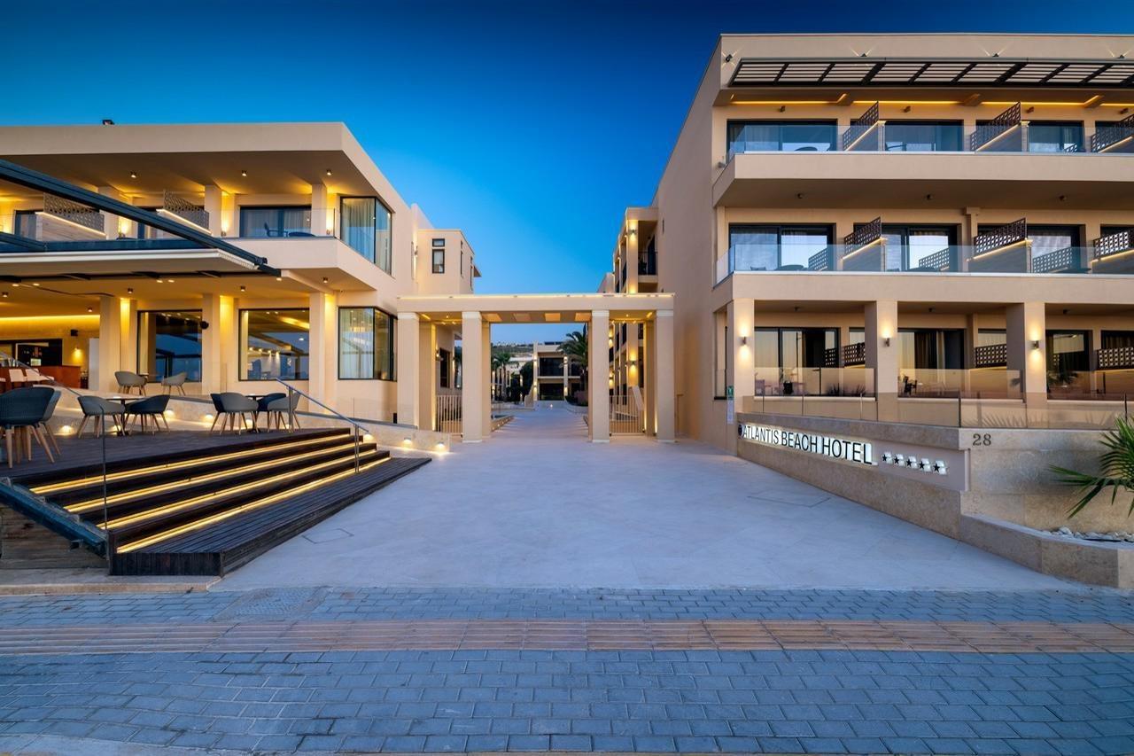 Atlantis Beach Hotel Rethymno Exterior foto